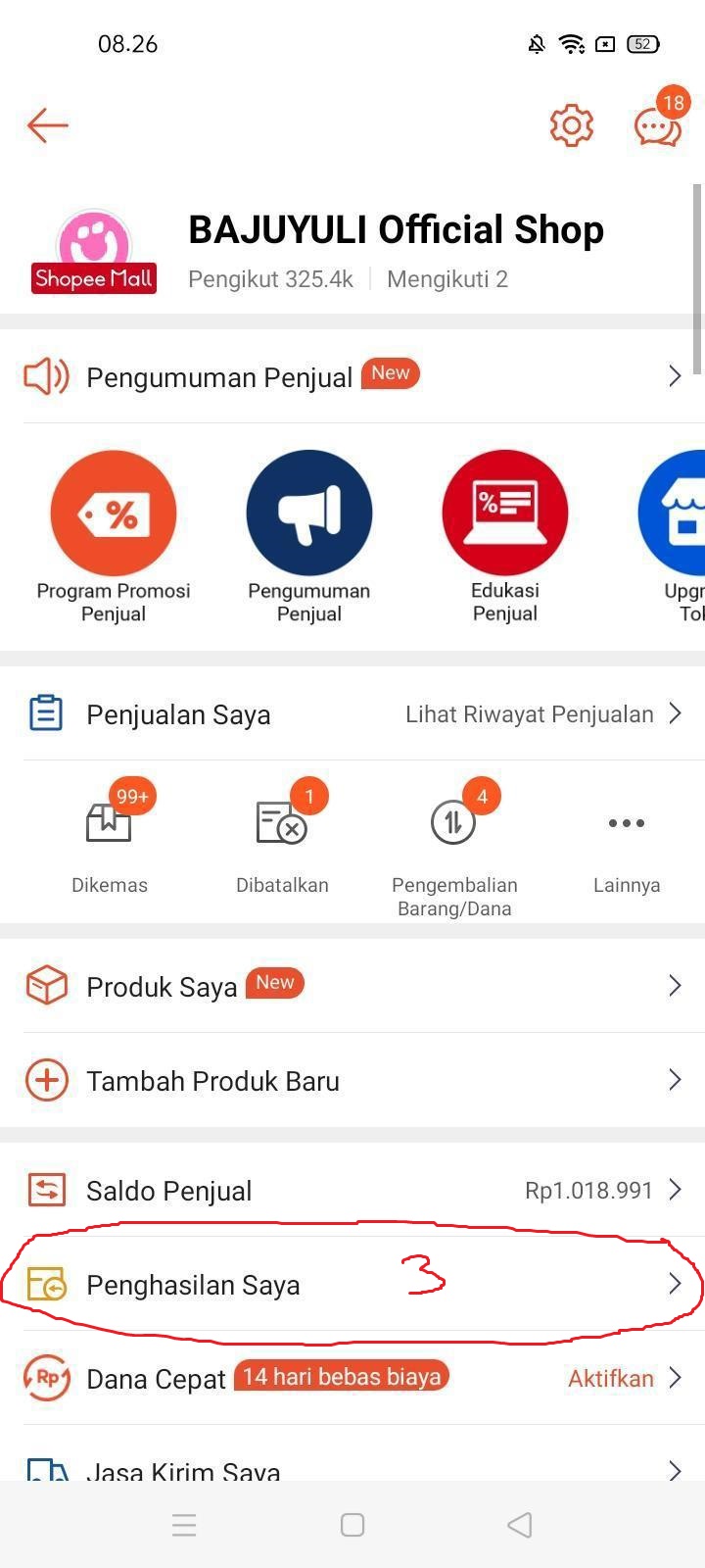 Toko Saya di Shopee